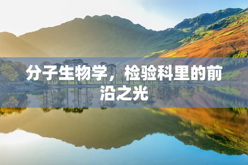 分子生物学，检验科里的前沿之光