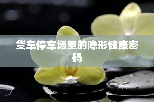 货车停车场里的隐形健康密码