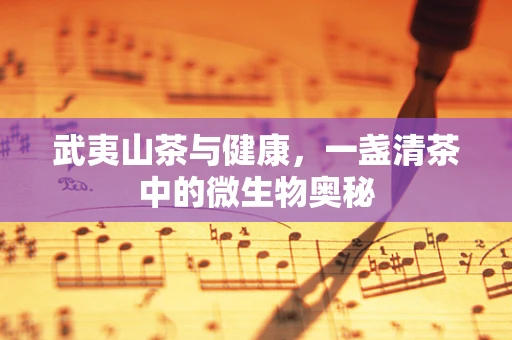 武夷山茶与健康，一盏清茶中的微生物奥秘