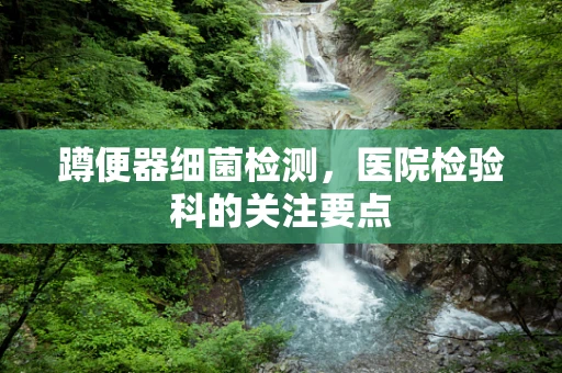 蹲便器细菌检测，医院检验科的关注要点