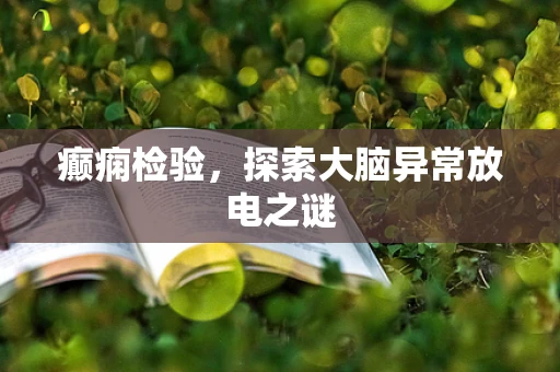 癫痫检验，探索大脑异常放电之谜