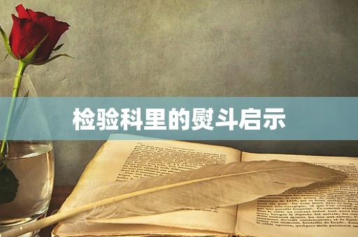 检验科里的熨斗启示