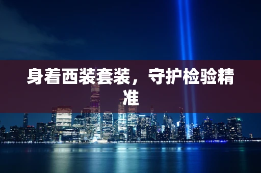 身着西装套装，守护检验精准