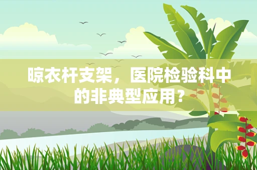 晾衣杆支架，医院检验科中的非典型应用？