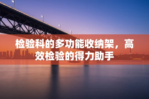检验科的多功能收纳架，高效检验的得力助手