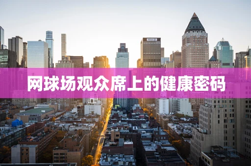 网球场观众席上的健康密码