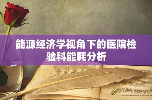 能源经济学视角下的医院检验科能耗分析
