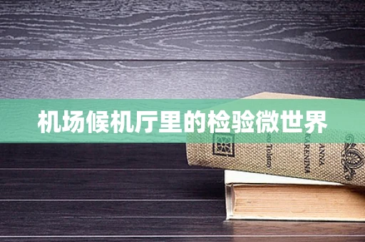 机场候机厅里的检验微世界