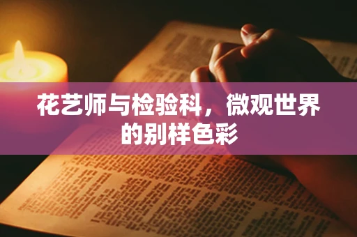 花艺师与检验科，微观世界的别样色彩