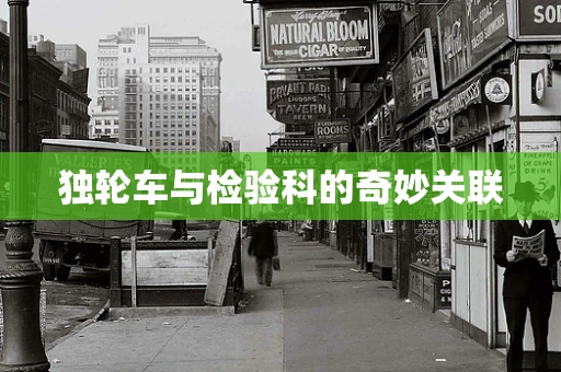 独轮车与检验科的奇妙关联