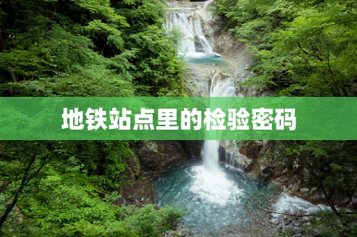 地铁站点里的检验密码