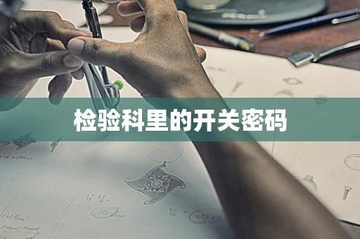 检验科里的开关密码
