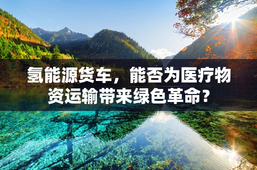 氢能源货车，能否为医疗物资运输带来绿色革命？