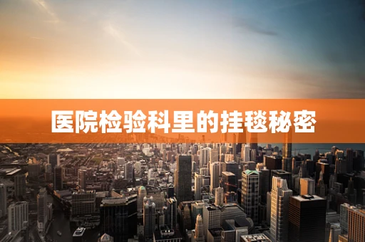 医院检验科里的挂毯秘密