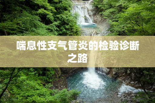 喘息性支气管炎的检验诊断之路