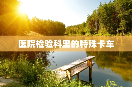 医院检验科里的特殊卡车