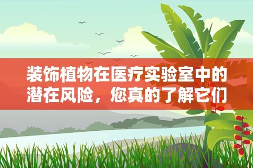 装饰植物在医疗实验室中的潜在风险，您真的了解它们吗？
