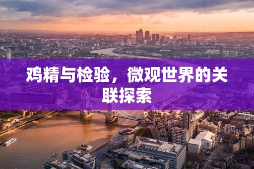 鸡精与检验，微观世界的关联探索