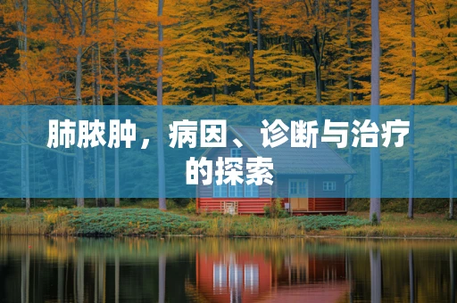 肺脓肿，病因、诊断与治疗的探索