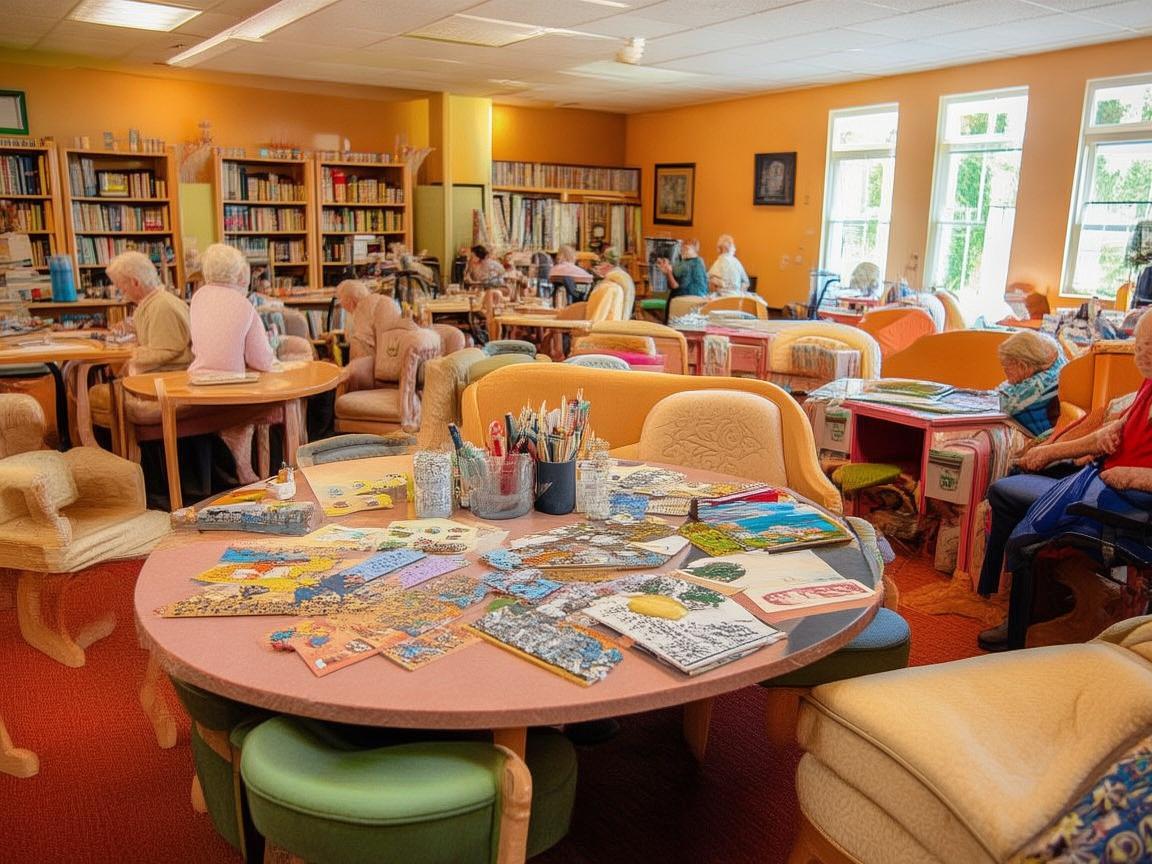 养老院活动室里的健康密码